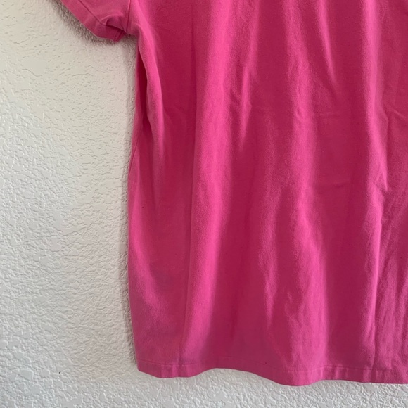 Ralph Lauren | Stretch knit crewneck pink tee size large - Picture 6 of 7